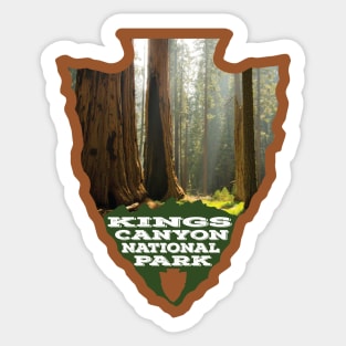 Kings Canyon National Park arrowhead Sticker